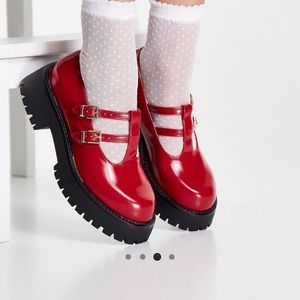 ASOS Red Maryjanes
